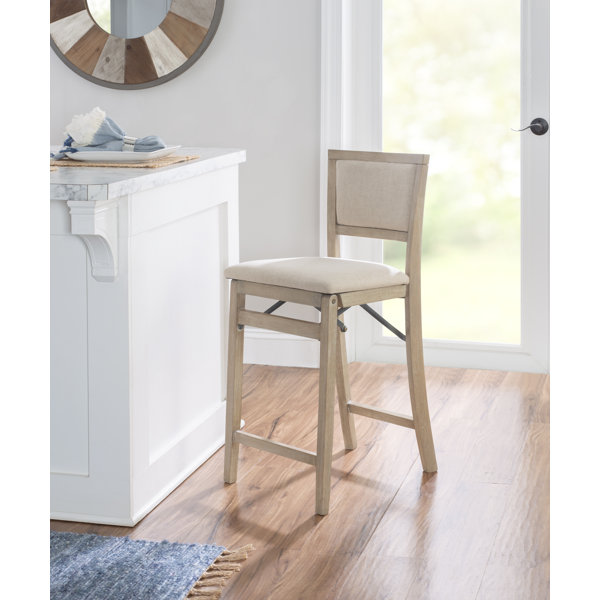 Folding vinyl best sale counter stool